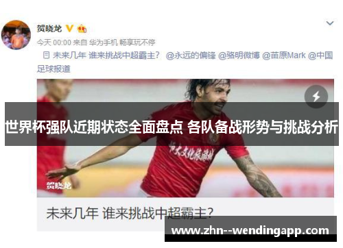 世界杯强队近期状态全面盘点 各队备战形势与挑战分析 世界杯强队近期状态全面盘点 各队备战形势与挑战分析